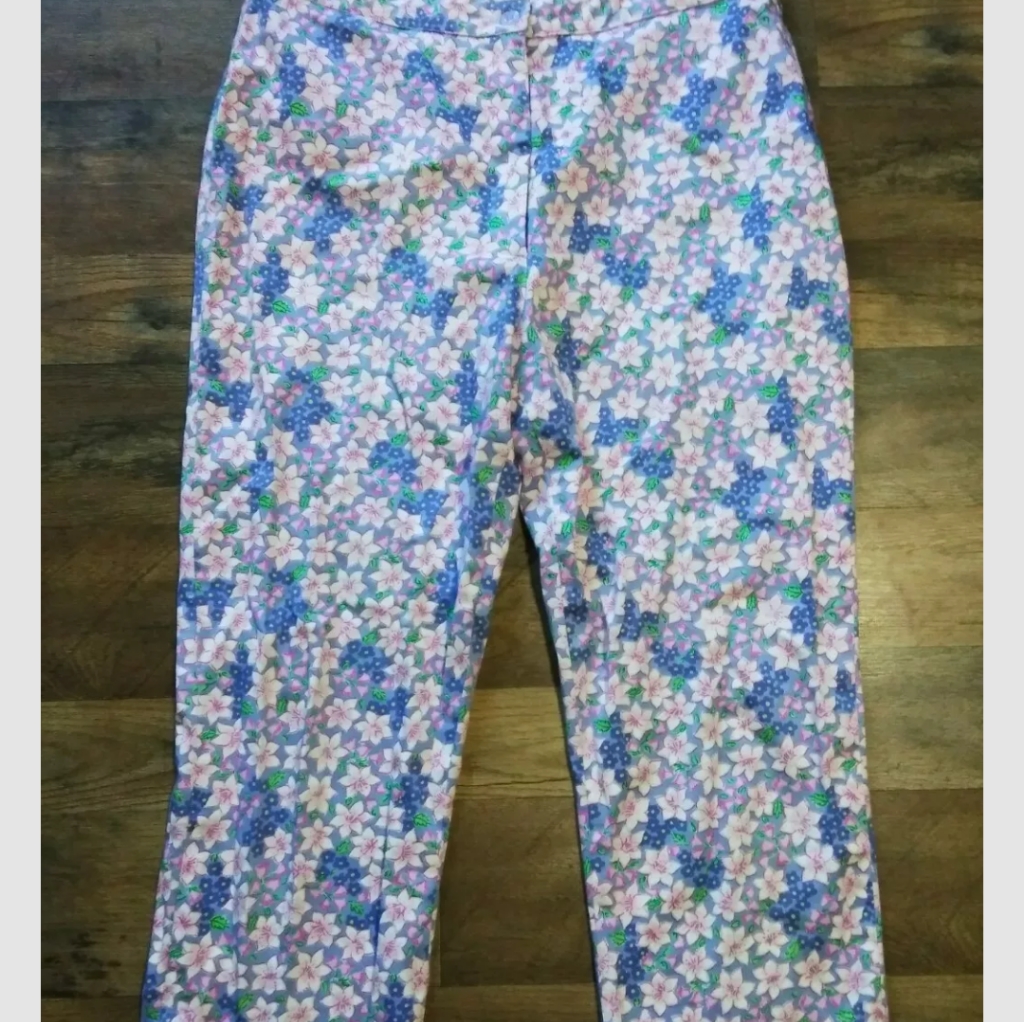 Lilly Pulitzer Floral Pants Women's Size: 10